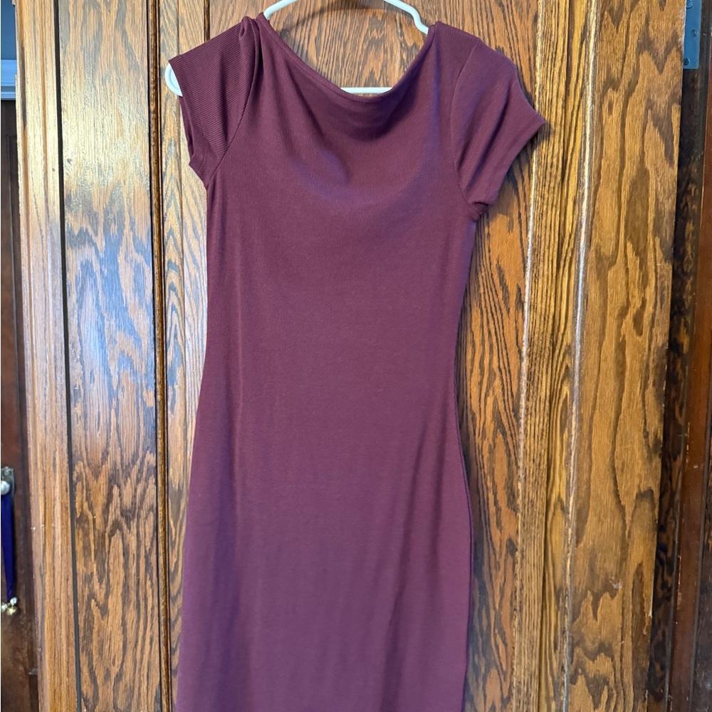 Boden Rich Plum Mini Dress